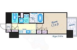Urbanex江坂広芝 1Kの間取図画像