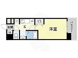 パークフラッツ緑地公園 1Kの間取図画像