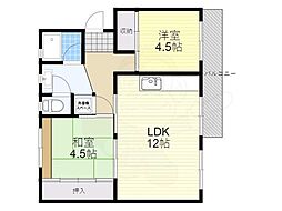 粟生第2住宅38棟 5階