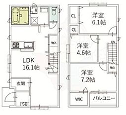 ナビキューブ吹田山手B号地 1階