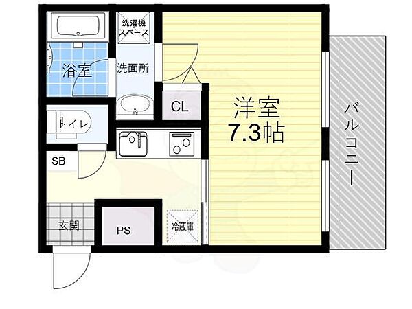 アクシア東有岡 ｜兵庫県伊丹市東有岡３丁目(賃貸マンション1K・4階・23.76㎡)の写真 その2