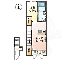 La・Felice  ｜ 兵庫県伊丹市森本６丁目（賃貸アパート1LDK・2階・38.80㎡） その2