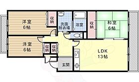 エスペランサ宝塚弐番館  ｜ 兵庫県宝塚市安倉南２丁目（賃貸マンション3LDK・1階・75.05㎡） その2