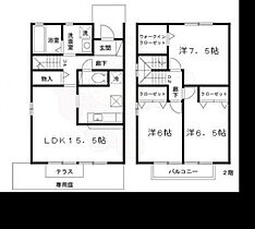 筒井タウンハウス A棟  ｜ 兵庫県伊丹市野間１丁目4番23号（賃貸テラスハウス3LDK・1階・88.95㎡） その2