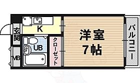 パールハイツ有岡 402 ｜ 兵庫県伊丹市伊丹３丁目（賃貸マンション1R・4階・21.35㎡） その2