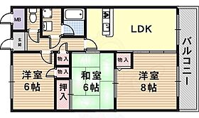 シャルマンコーポ荒牧  ｜ 兵庫県伊丹市荒牧５丁目（賃貸マンション3LDK・1階・66.66㎡） その2