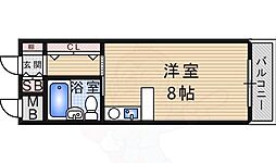 サンフォーラム ワンルームの間取図画像