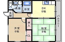 間取図画像 2DK