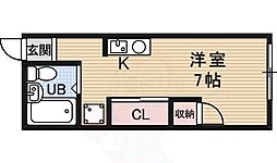 ドミトリー泉 ワンルームの間取図画像