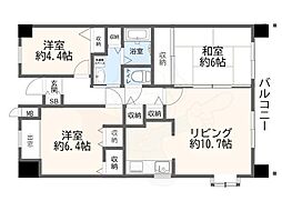 マルシェ伊丹 3LDKの間取図画像
