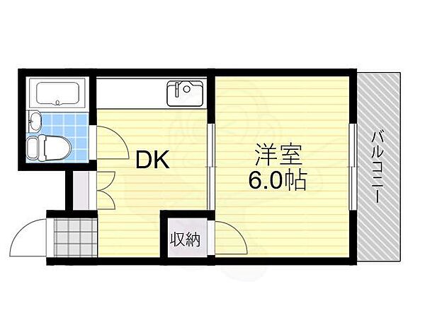 エタニ第1ビル 601｜大阪府吹田市豊津町(賃貸マンション1DK・6階・27.36㎡)の写真 その2