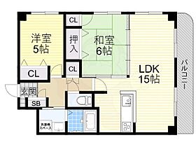 ユーソニア  ｜ 大阪府吹田市垂水町１丁目19番16号1-731-6(家屋番号)（賃貸マンション2LDK・1階・55.30㎡） その2