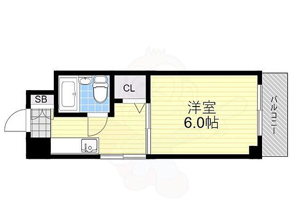 リアライズ緑地公園 101｜大阪府吹田市江坂町５丁目(賃貸マンション1K・1階・19.20㎡)の写真 その2