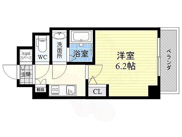 La Douceur江坂2 ｜大阪府吹田市垂水町３丁目(賃貸マンション1K・2階・22.95㎡)の写真 その2