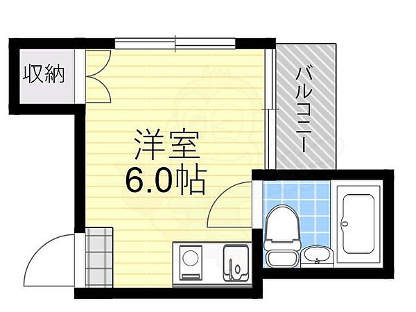 キャロルハウス 301｜大阪府大阪市淀川区三津屋南１丁目(賃貸マンション1R・3階・16.00㎡)の写真 その2