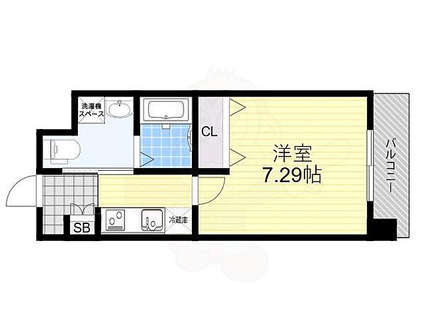 エルプレイス東三国 ｜大阪府大阪市淀川区西宮原３丁目(賃貸マンション1K・2階・23.32㎡)の写真 その2