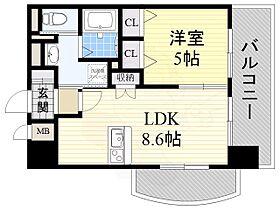 ラグゼ新大阪1  ｜ 大阪府大阪市淀川区西宮原１丁目6番44号（賃貸マンション1LDK・7階・34.65㎡） その2