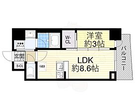 セレニテ江坂グランデ  ｜ 大阪府吹田市江坂町２丁目1番64号（賃貸マンション1LDK・3階・30.22㎡） その2