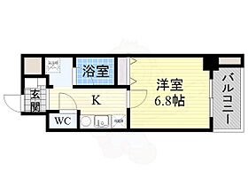 大阪府豊中市服部南町３丁目5番14号（賃貸マンション1K・6階・25.04㎡） その2