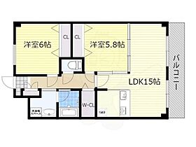 アンフィニ12江坂ガーデン  ｜ 大阪府吹田市江の木町10番30号（賃貸マンション2LDK・6階・62.23㎡） その2