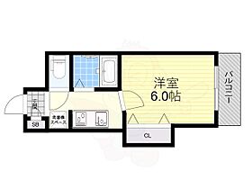 大阪府大阪市淀川区東三国２丁目（賃貸マンション1K・4階・17.01㎡） その2