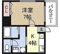 間取図画像 1K