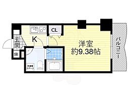 セレニテ新大阪弐番館 1Kの間取図画像