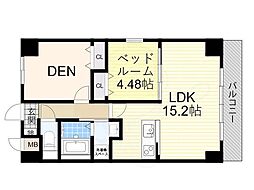 豊中市三和町1丁目マンション 1SLDKの間取図画像