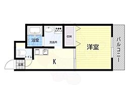 ハイツアスク 1DKの間取図画像