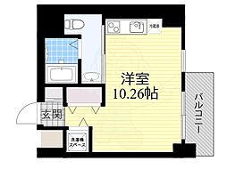 FEEL三国 ワンルームの間取図画像
