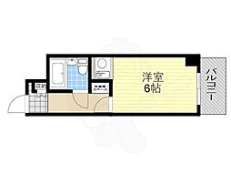 ライオンズマンション新大阪第3 ワンルームの間取図画像