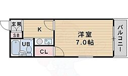 プロヴァンスマユミ 1Kの間取図画像