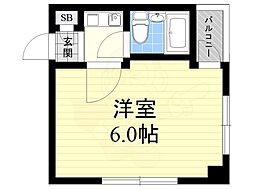 ロフト新大阪 1Kの間取図画像