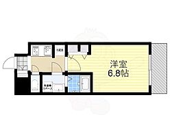 S-RESIDENCEHIGASHIMIKUNIamante 1Kの間取図画像
