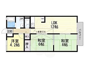 大阪府枚方市星丘４丁目15番17号（賃貸アパート3LDK・2階・59.62㎡） その2