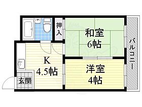 クリア星丘1  ｜ 大阪府枚方市星丘１丁目20番10号（賃貸マンション2K・3階・26.97㎡） その2