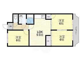 MAYUMIグランデール中宮  ｜ 大阪府枚方市中宮山戸町1番1号（賃貸マンション3LDK・5階・60.21㎡） その2