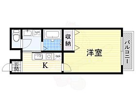 大阪府枚方市渚元町24番30号（賃貸アパート1K・2階・26.08㎡） その2