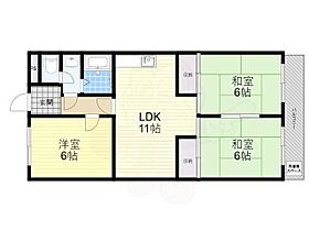 大阪府枚方市養父元町38番1号（賃貸マンション3LDK・2階・60.00㎡） その2