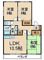 大阪府枚方市田口山３丁目（賃貸アパート3LDK・1階・64.00㎡） その2