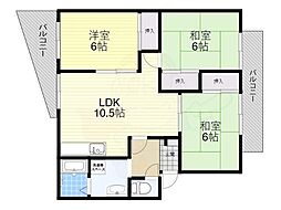 フレグランス宮之阪 1階