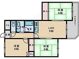 グランデ東香里 3階