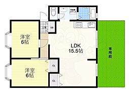 天の川パールハイツB棟 1階/-