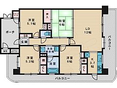 物件の間取り