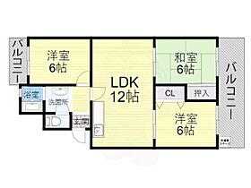 カステリア緑翆苑  ｜ 兵庫県尼崎市東園田町２丁目（賃貸マンション3LDK・3階・60.00㎡） その2