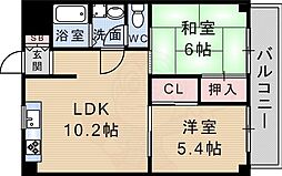 メゾンファミーユ 2LDKの間取図画像