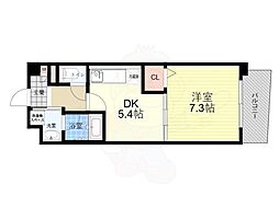 エスポアール 1DKの間取図画像