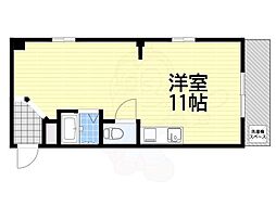 プレセアンス立花 ワンルームの間取図画像