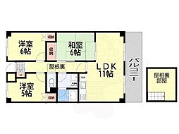セントエルモス 3LDKの間取図画像