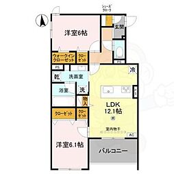 Grand Rocher武庫之荘 3階/-